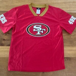 49ers Kids NFL Red Football Jersey Kids Large